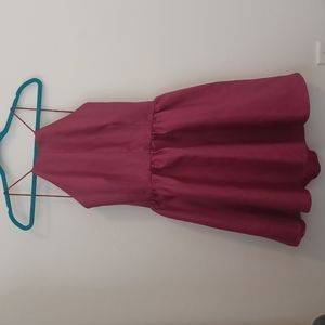 Open back cocktail dress
